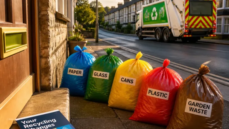 Carmarthenshire to move from one blue bag to five coloured sacks in recycling shake-up