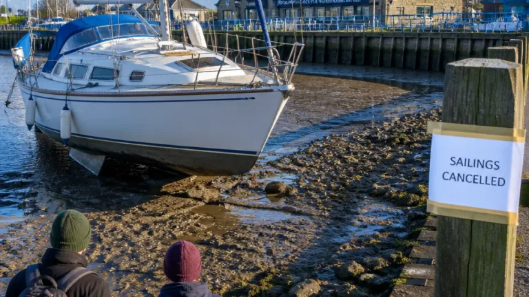 Charity boat services paused as River Tawe falls to its lowest level in 20 years