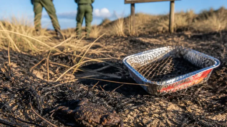 Charred natterjack underlines Sefton warning as rangers plead for ‘flame‑free’ borough
