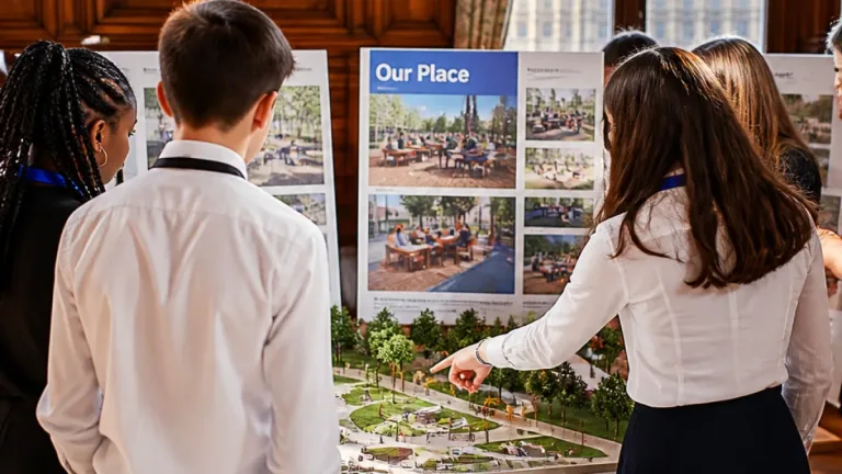 Chelmsford students take inclusive green-space scheme from Central Park to Parliament