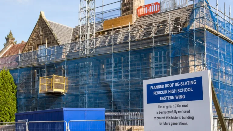 Chimney at Penicuik High to be removed amid safety concerns during £55.3m rebuild
