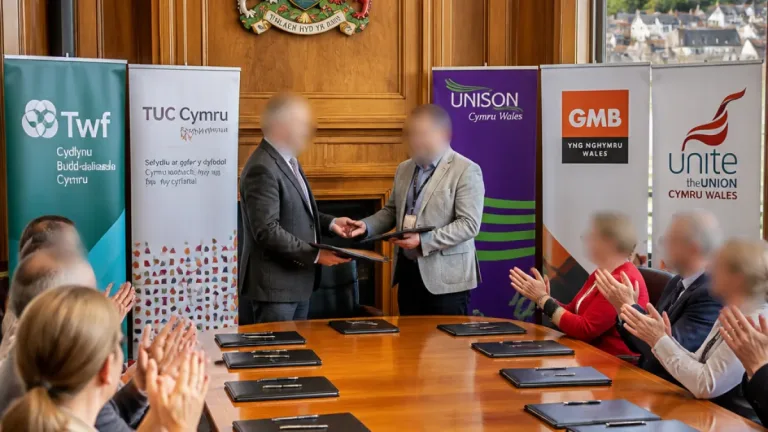 Conwy Council signs Twf Charter to boost Welsh language use in the workplace