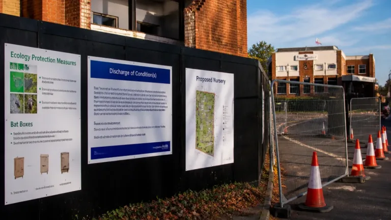 Council planning decisions approve church rebuild and set conditions for new nursery scheme