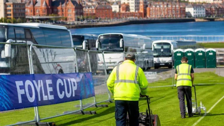 Council teams behind the scenes keep O’Neill’s Foyle Cup running smoothly