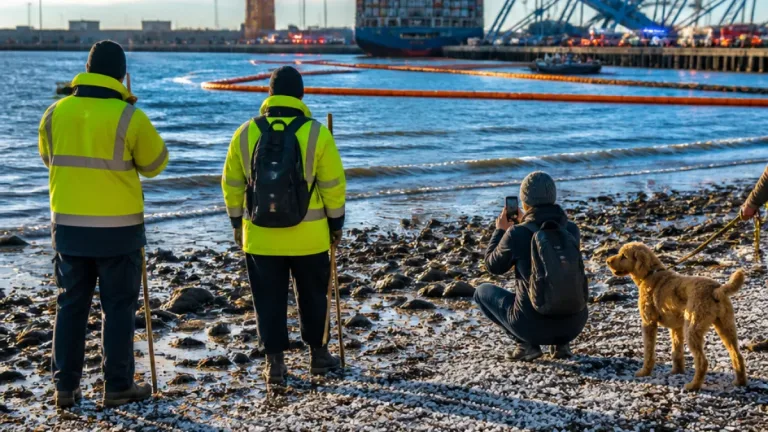 Council urges public to report nurdles after vessel collision spills pellets on South Tyneside shore