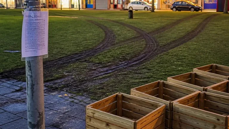 Coventry residents call for planters after motorists drive over Jubilee Crescent green