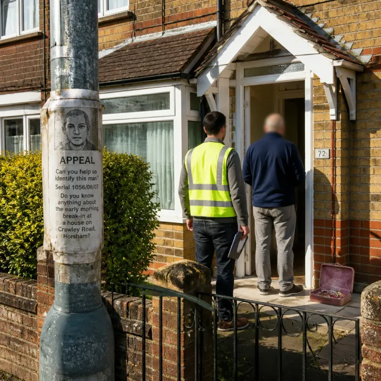 Sussex Police publish image after distraction burglary in Horsham; appeal for information