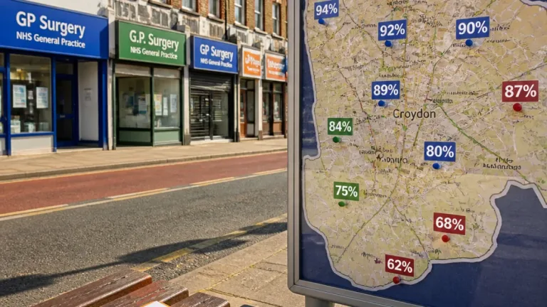 Croydon GP survey 2026: top-rated surgeries and those scoring lowest in patient experience
