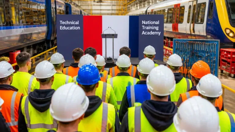 Derby factory hosts Prime Minister as new technical education routes are unveiled