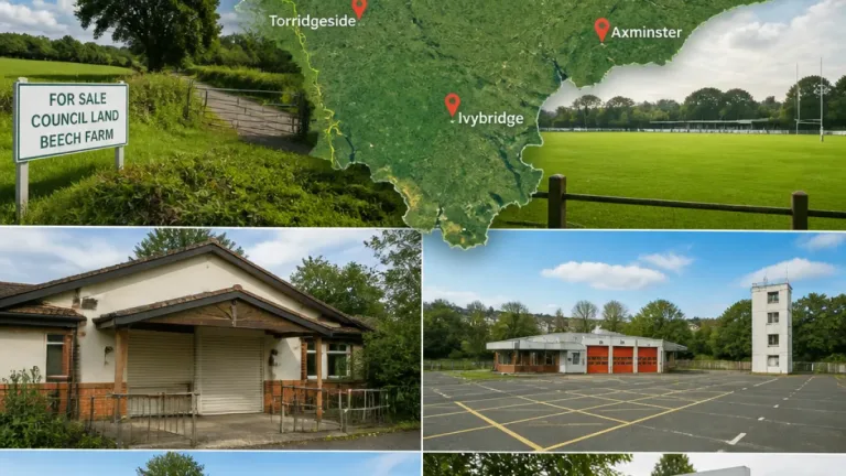 Devon County Council moves to sell six surplus sites aiming to raise up to £9m
