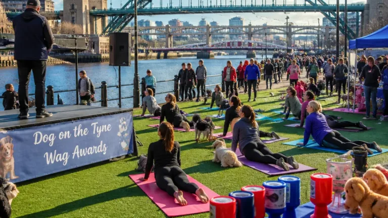Dog on the Tyne returns to Newcastle Quayside with yoga, mass walks and new Wag Awards