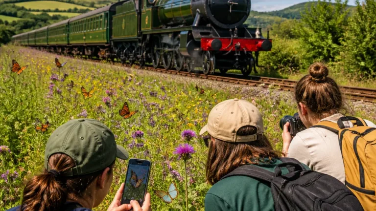 Dorset residents urged to join Big Butterfly Count with Swanage Railway this July
