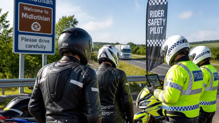 Drone-supported rider safety pilot begins in Lothian and Borders to encourage safer motorcycling