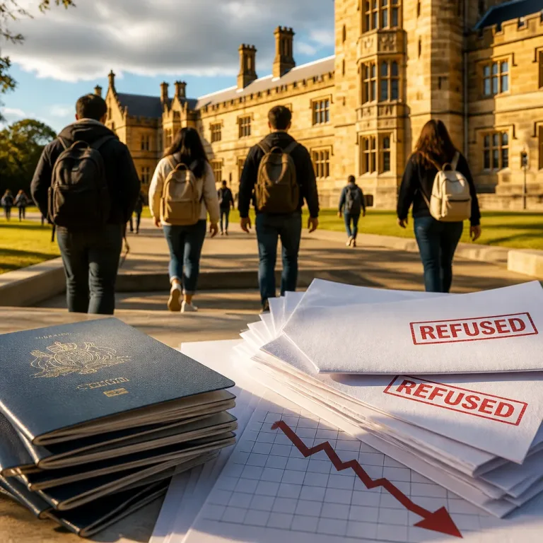 Onshore visa surge masks a sharper downturn in international university enrolments