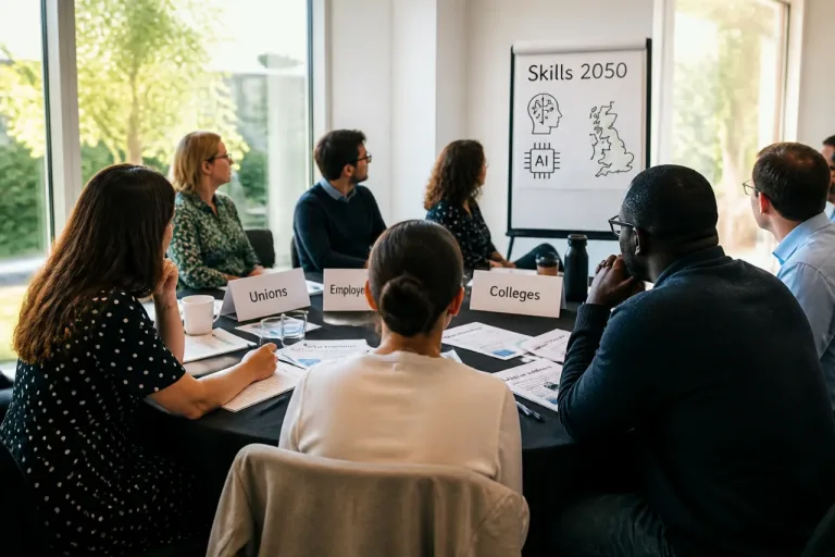 Unions and employers back TUC’s Skills 2050 plan to tackle UK training gaps