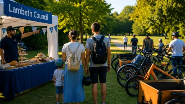 Electric cargo bikes draw families to Brockwell Park as council-backed scheme grows