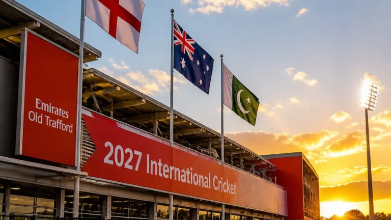 Emirates Old Trafford to host England, Australia and Pakistan in 2027 international cricket line‑up