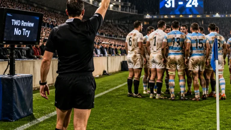 England edge Argentina 31-24 after late TMO drama in stormy Nations Championship clash