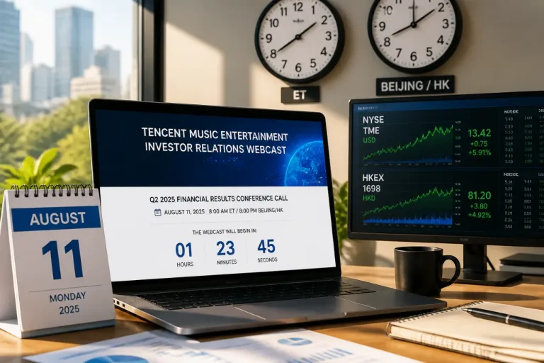 Tencent Music sets 11 August date to unveil second-quarter results