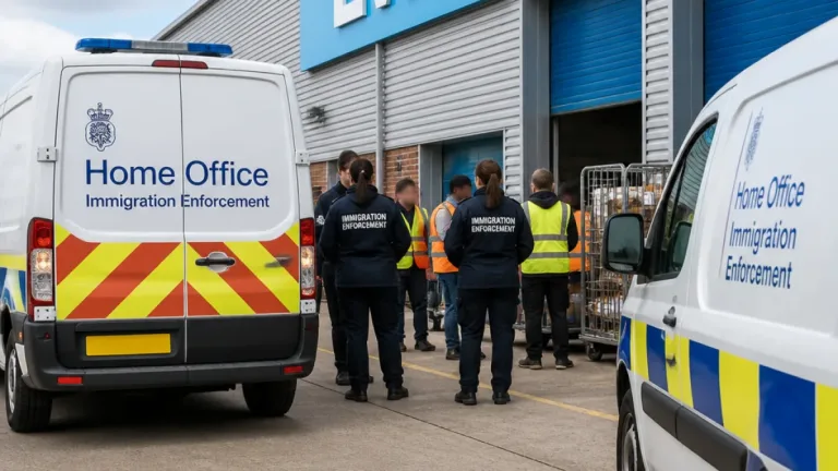 Evri site in Crawley sees arrests in Home Office crackdown on illegal working