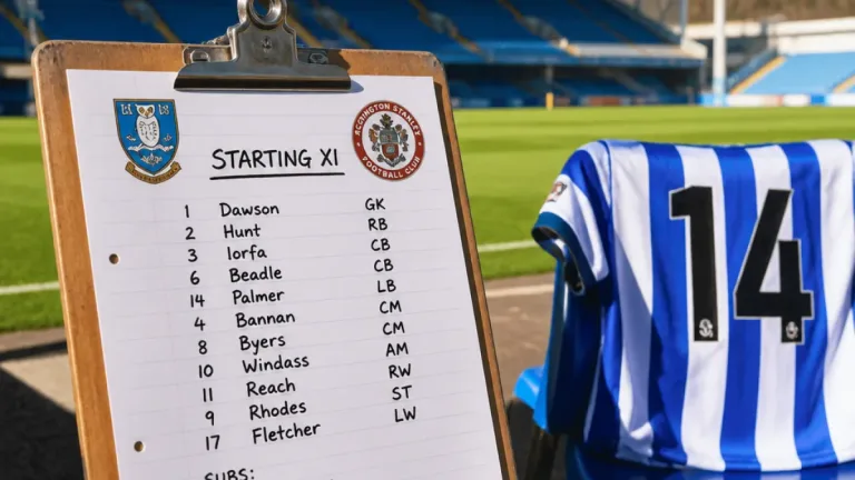 Ex‑Rotherham left‑back Reece James included in Sheffield Wednesday XI for friendly