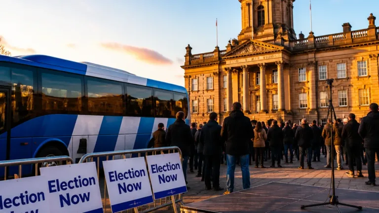 Farage demands immediate election as he attacks Burnham’s mandate