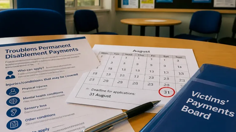 Final weeks to apply for Troubles disablement payments as scheme prepares to close
