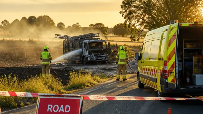 Fire crews continue to cool blast site near Rettendon as investigation continues