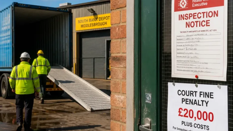 Firm fined £425,000 after preventable fall from loading ramp at South Bank site