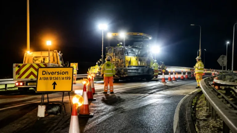Four nights of A1 slip road closures at Bankton: diversions set for East Lothian