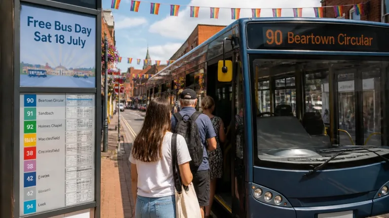 Free buses across Congleton this Saturday to support Pride celebrations