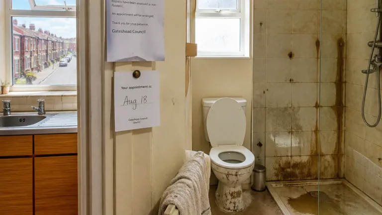 Gateshead pensioner left in bungalow with sewage smell as bathroom repair delayed