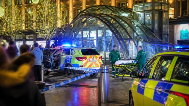 Glasgow City centre disturbance leaves two men in hospital as police probe launched