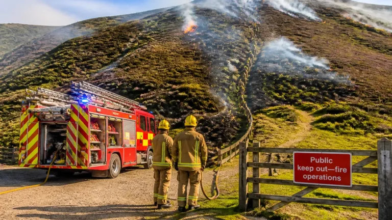 Gwynedd mountain fires: services urge public to keep away as crews hold the line