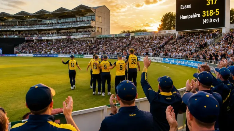 Hampshire complete chase as One-Day Cup reshuffles Group B standings