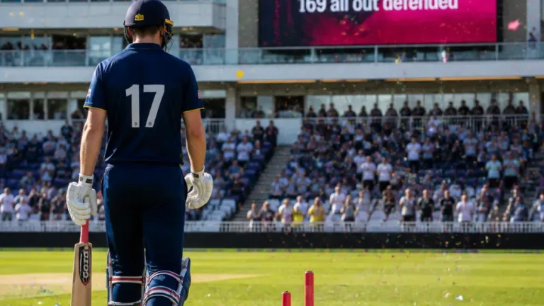 Hampshire Hawks fall 14 runs short in T20 Blast final after late Steelbacks fightback