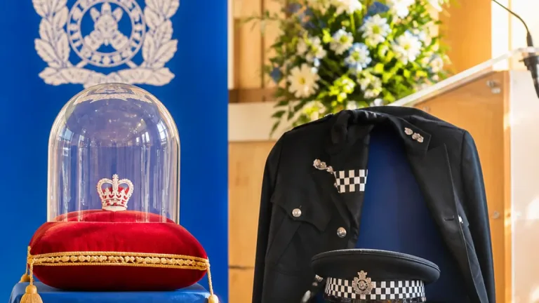 Hampshire officer killed in 1982 given posthumous royal emblem at constabulary awards