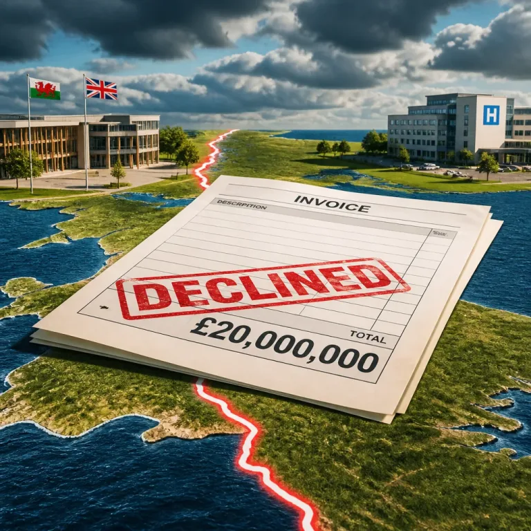 Welsh government refuses English hospital’s £20m charge amid cross‑border funding row