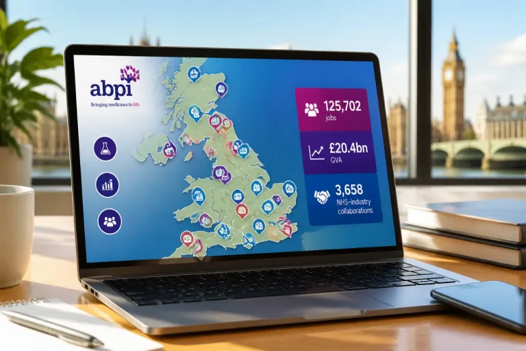 Pharma map charts industry’s reach across UK jobs, research and NHS partnerships