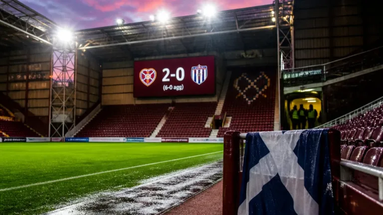 Hearts bow out of Champions League after 6-0 aggregate defeat to Sturm Graz