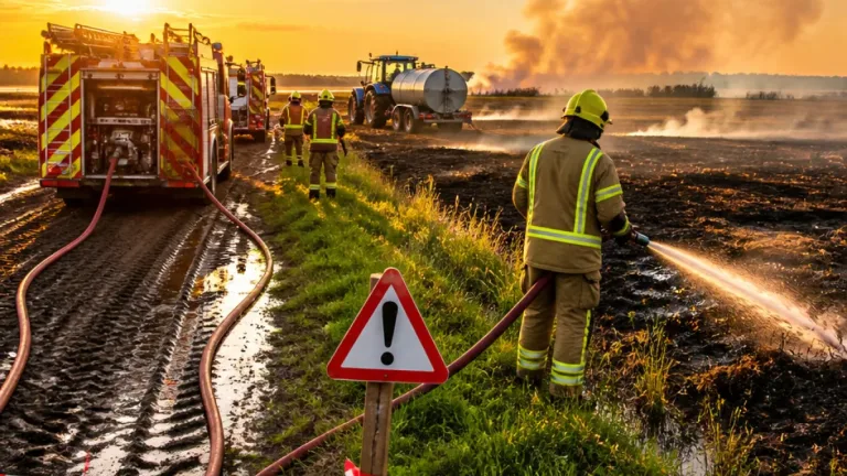 Heatwave puts Cambridgeshire fire crews under 'extreme demand' as peat fires burn on