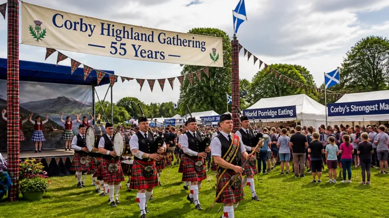 Highland interest as Corby marks 55 years of Scottish Gathering in England