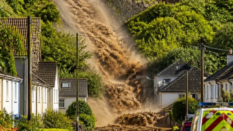 Homes evacuated after sudden quarry flood inundates Gwaelod-y-Garth near Cardiff