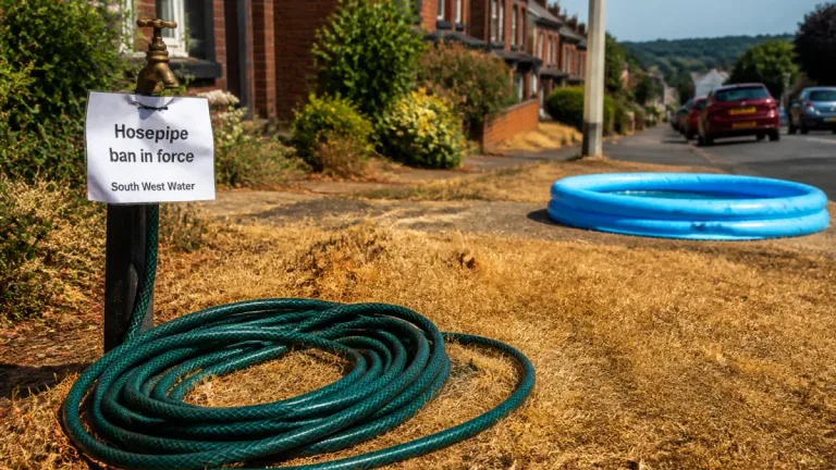 Hosepipe ban starts across parts of Mid and East Devon amid extreme heat