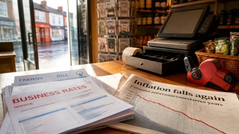 Inflation cools again but households and small firms feel little relief