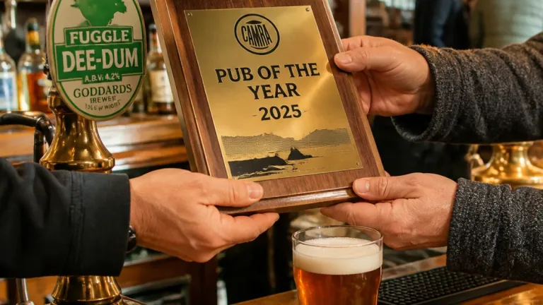 Isle of Wight pub and local ale honoured as MP hands over CAMRA awards in Cowes