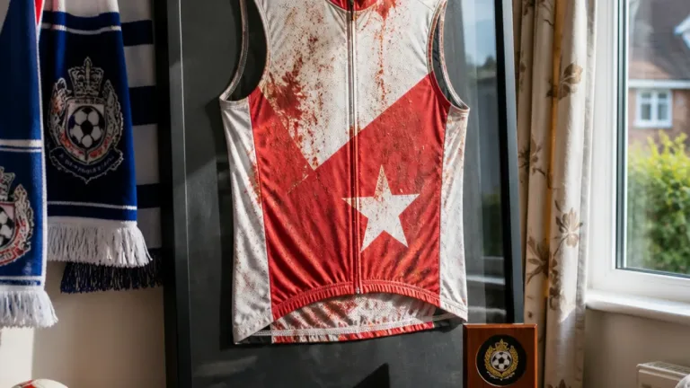 Kevin Keegan’s blood-stained Superstars vest kept in Wokingham after famed fall
