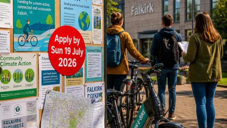 Last chance: Forth Valley groups have hours left to apply for climate and active travel grants