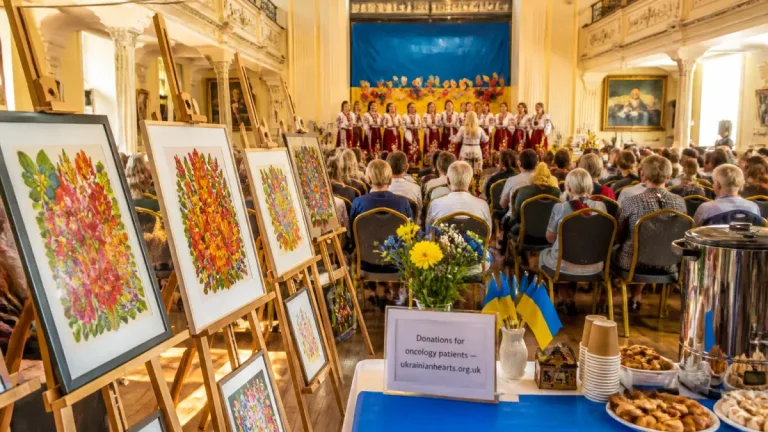 Lewes Town Hall hosts Ukrainian art and choir showcase supporting oncology patients