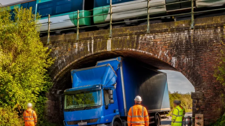 Lorry wedged under bridge on A4129 near Princes Risborough halts traffic for hours